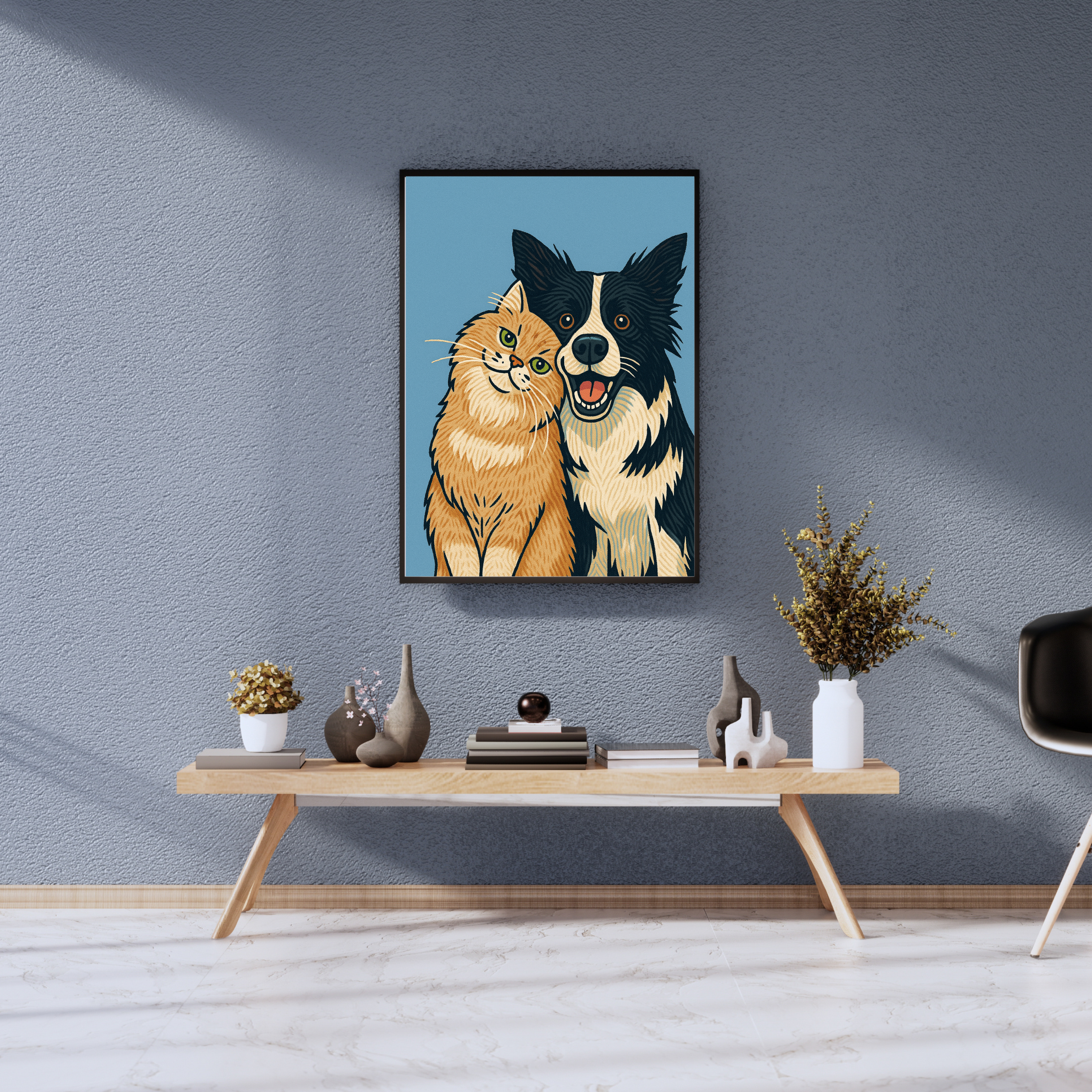 Custom Embroidered Pet Portrait